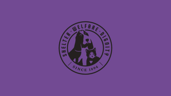 Winnipeg Humane Society logo purple / black